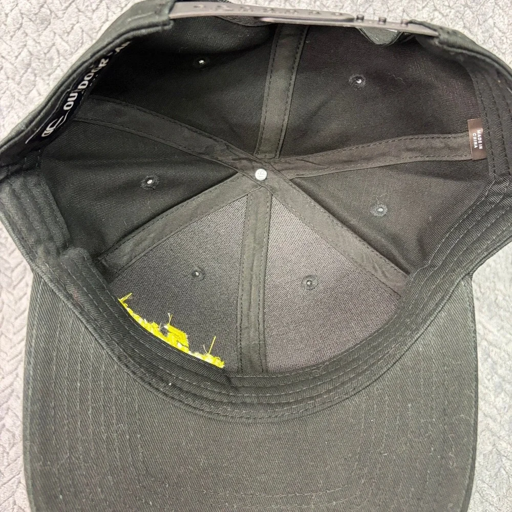 Outdoor Cap 5-hour Energy Black Snapback Hat OC871 Yellow Logo Baseball Cap